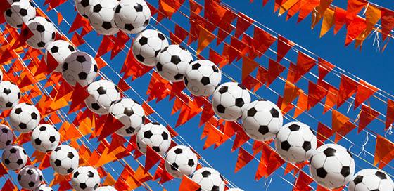 Oranjevlaggen-hoe oranje is uw straat – particulier
