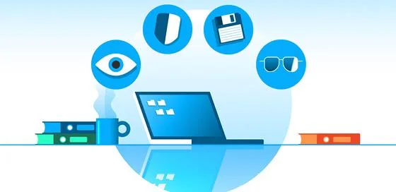 Laptop met logo’s eromheen – 10 minutengesprek – Zakelijk