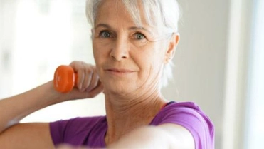 Vrouw aan het sporten – Pensioen – Zakelijk