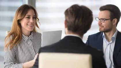 Werknemers in vergadering – Pensioen – Zakelijk