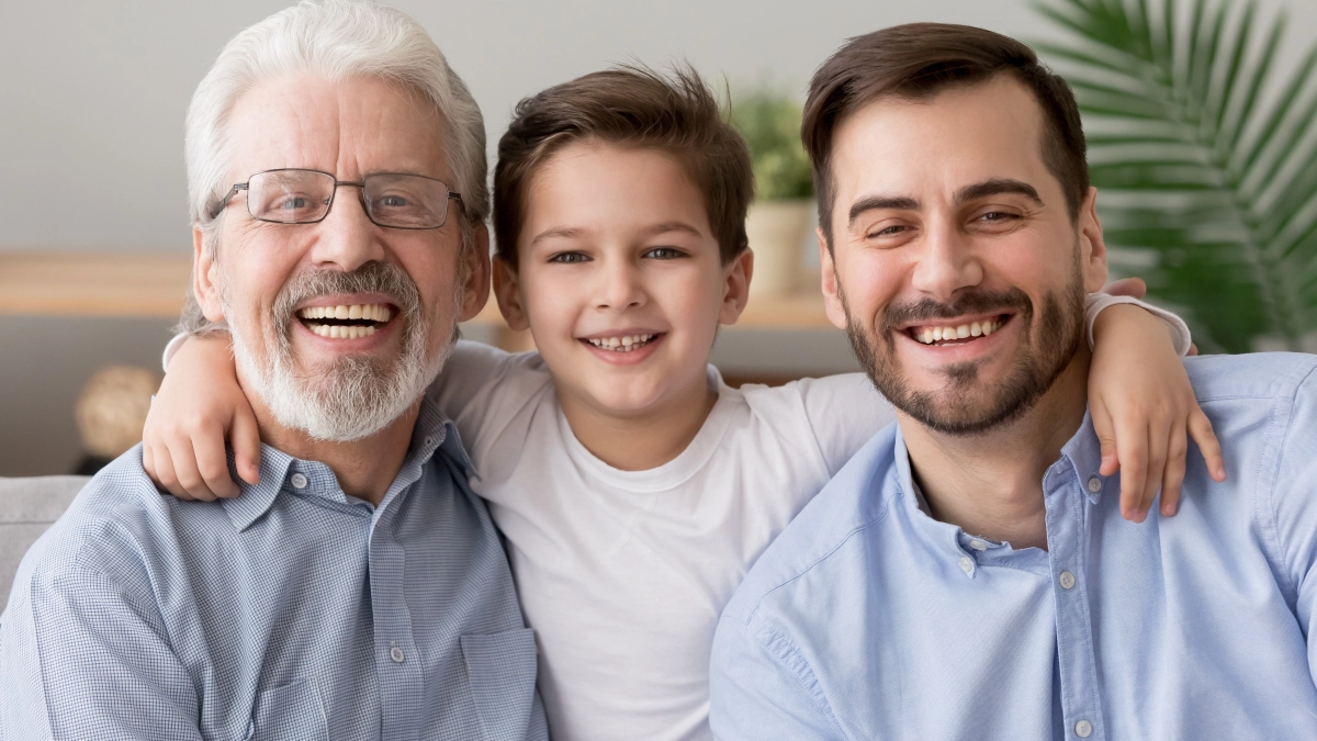 Drie generaties mannen – Pensioen – Particulier