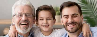Drie generaties mannen – Pensioen – Particulier