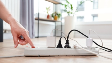 Electrical,Plug,In,Outlet,Socket,At,Home.,Energy,Efficiency,Concept