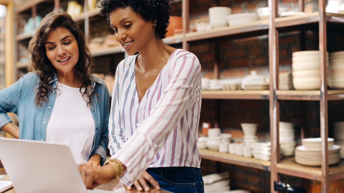 twee vrouwen in onderhandeling