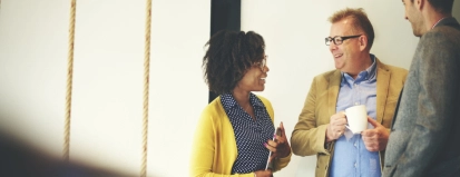 Collega’s in gesprek