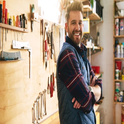 Hes,A,Confident,Craftsman.,Portrait,Of,A,Handsome,Young,Handyman